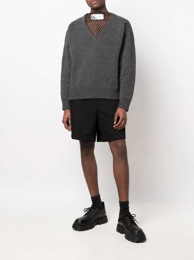 Raf Simons V-neck pullover jumper outlook