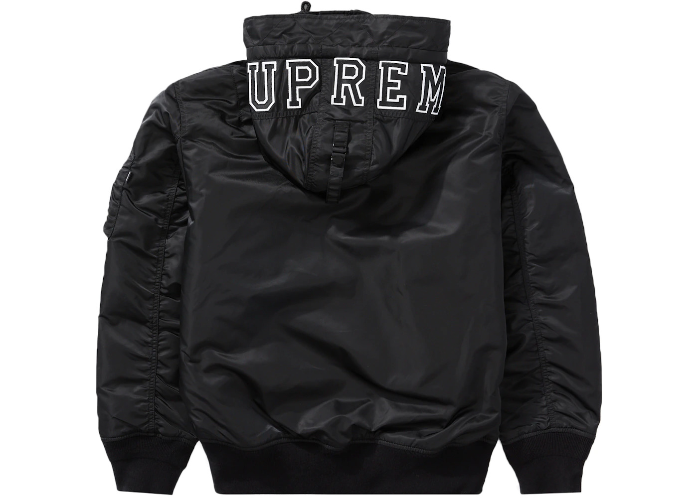 Supreme Hooded MA-1 Black - 3