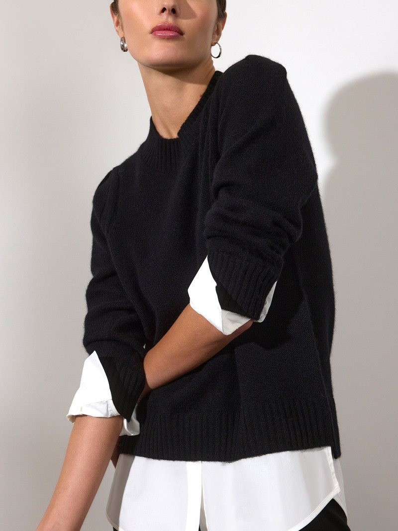 The Eton Layered Crew Looker 3