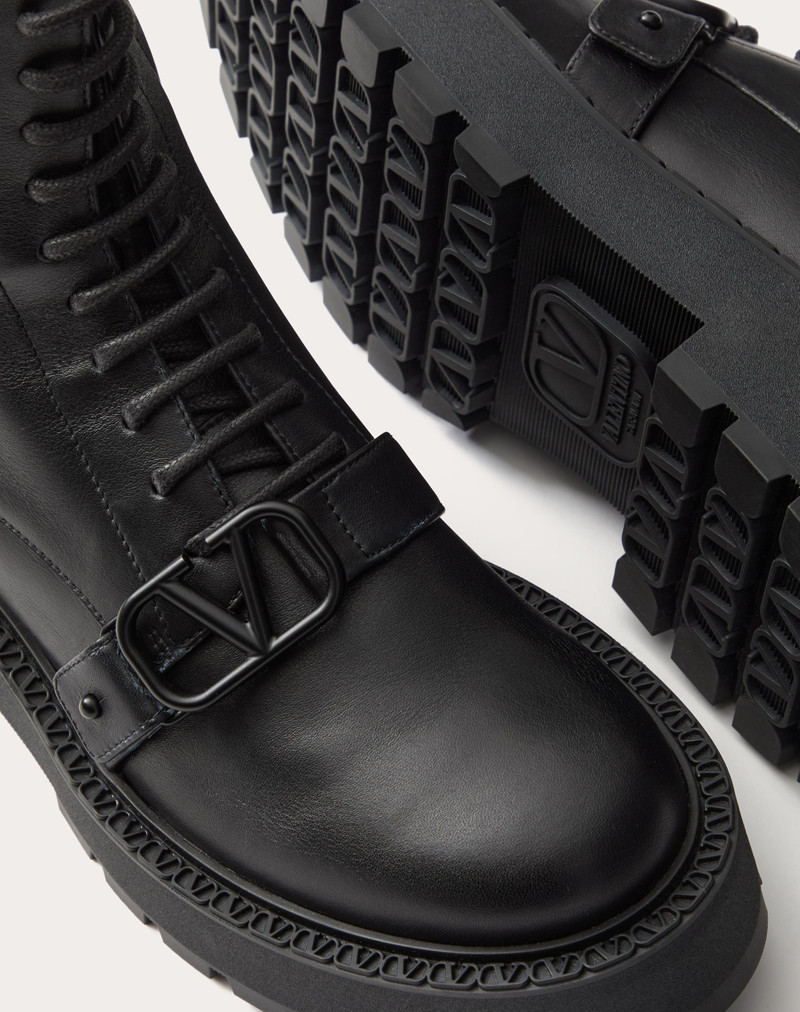 VLOGO SIGNATURE CALFSKIN COMBAT BOOT 45MM 5