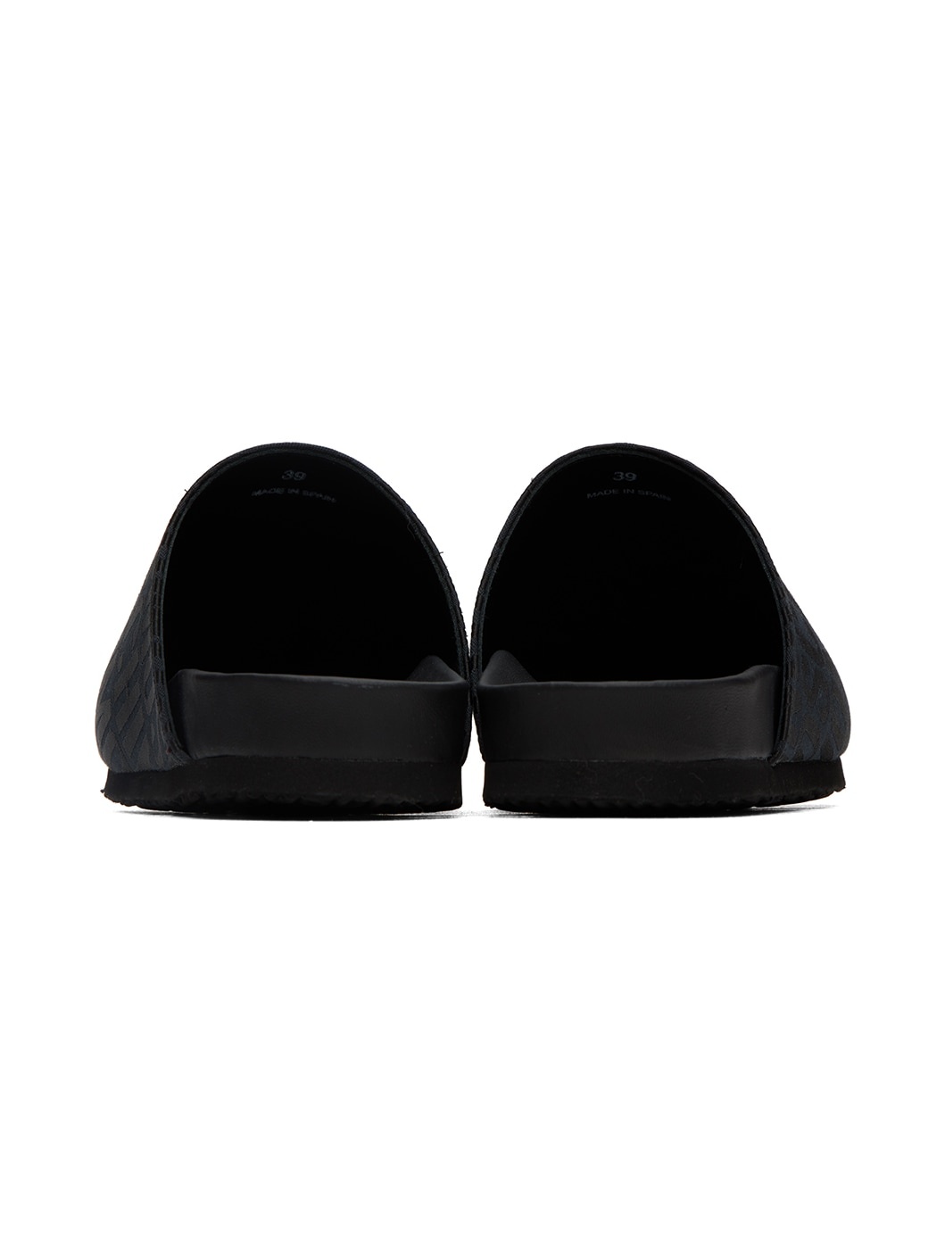 Black All-Over Logo Loafers - 2