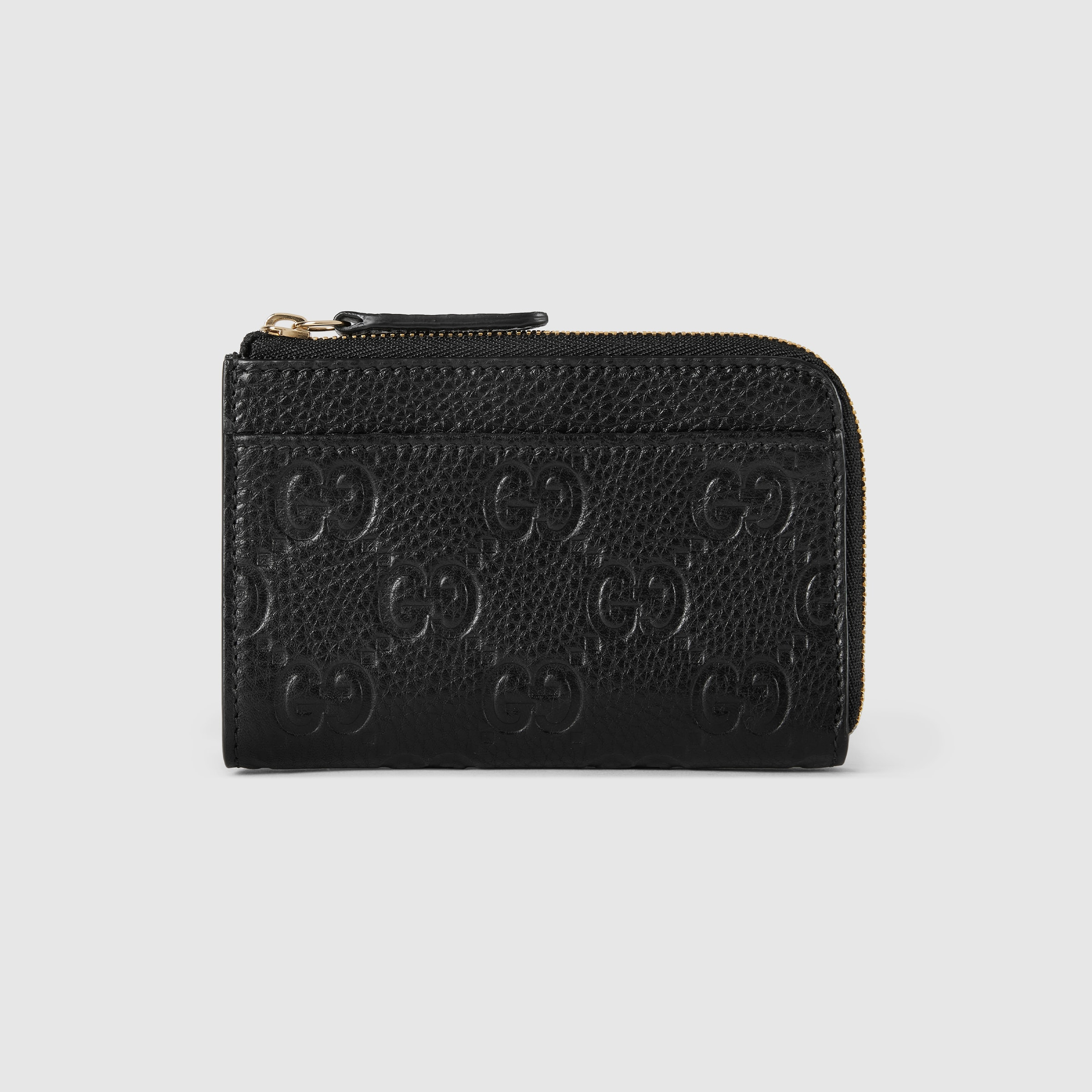 GG Emblem zip card case - 1