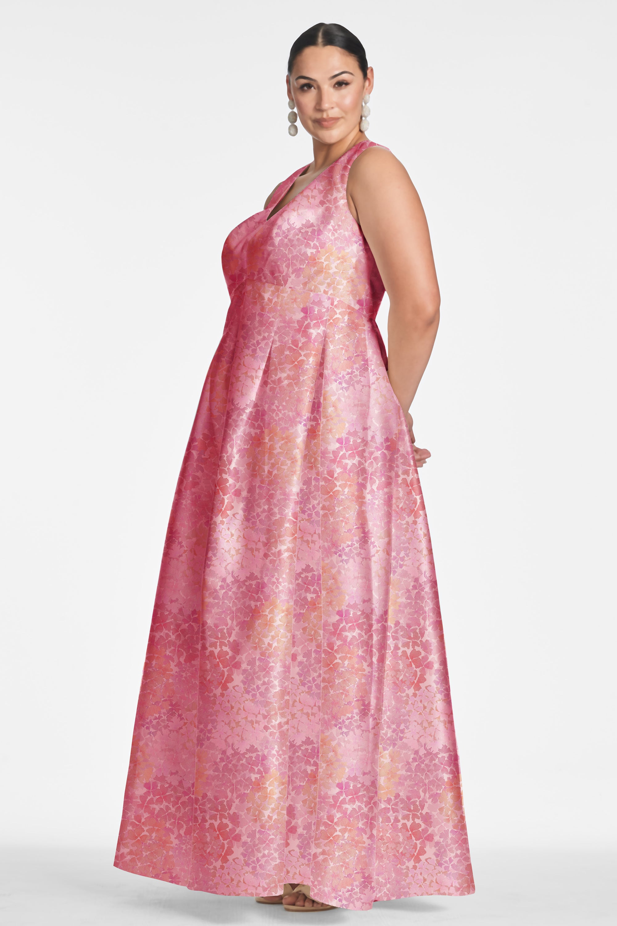 Brooke Gown - Light Sunset Hydrangea - 6