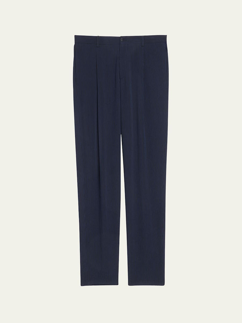 Men's Loose-Fit Seersucker Pants 1