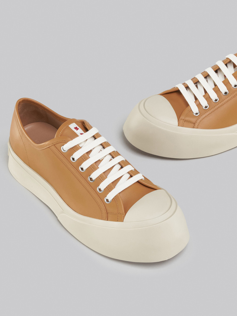BROWN NAPPA LEATHER PABLO SNEAKER 5