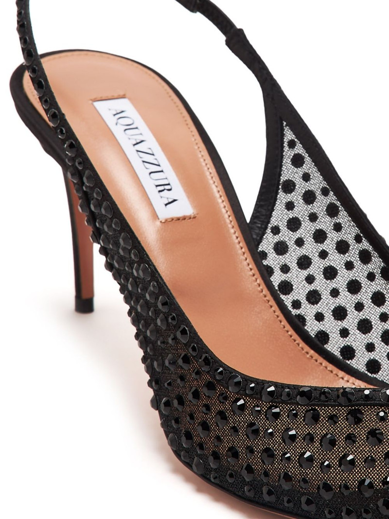 AQUAZZURA 75mm Crystal Lover sandals outlook