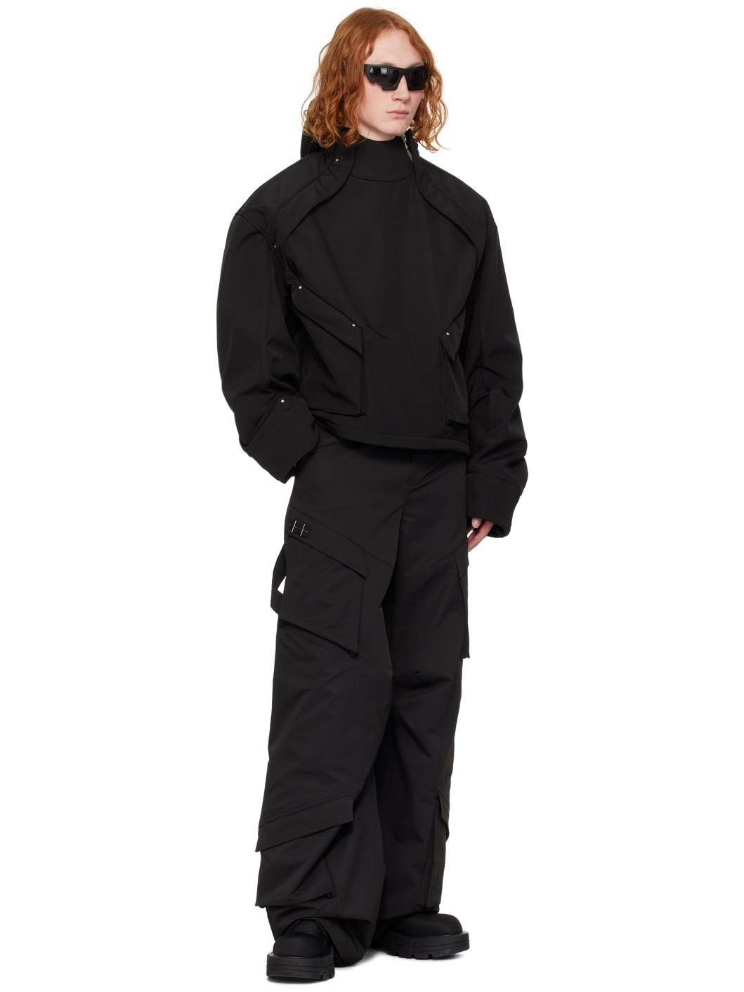 Black Spatio Anorak Jacket - 4