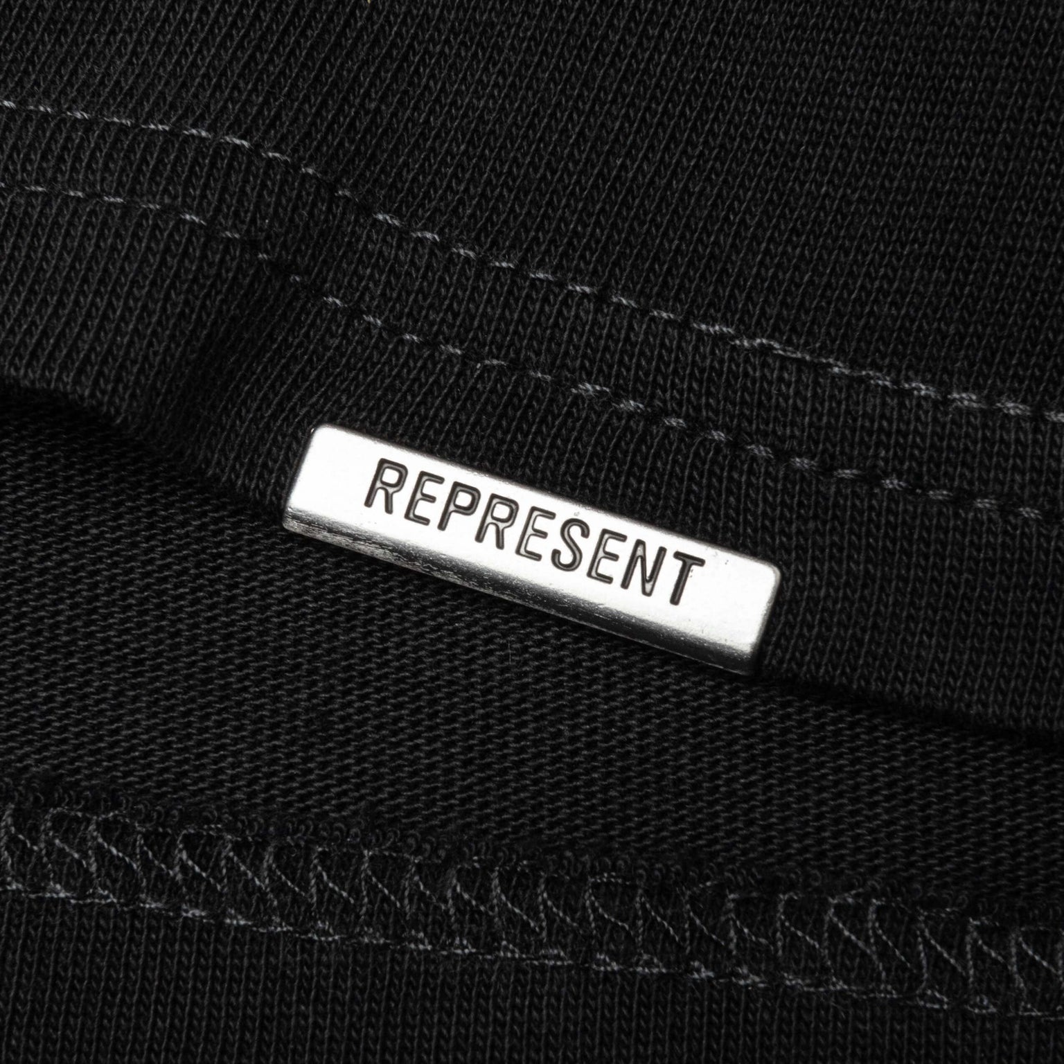 FEATURE X REPRESENT CHAMPIONS T-SHIRT - STAINED BLACK - 5