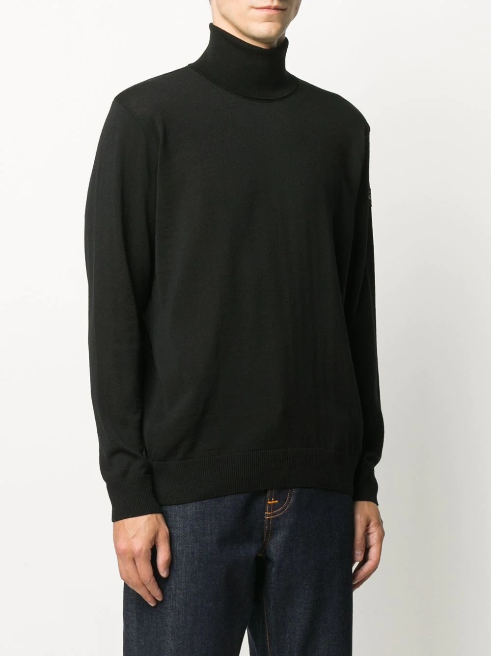 turtleneck virgin wool jumper - 3