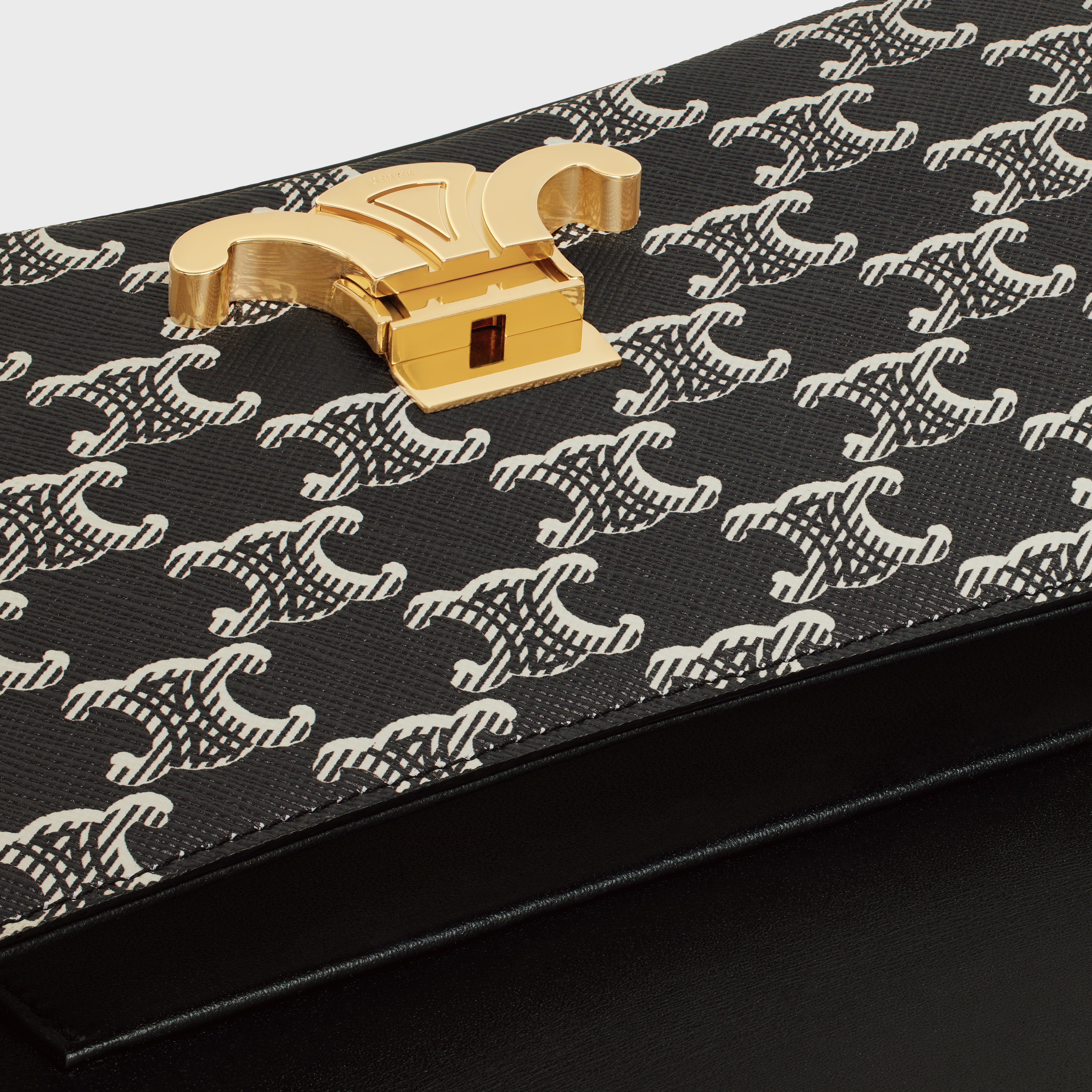 MEDIUM CELINE LOLA BAG in Triomphe Canvas Two-Tone - 4
