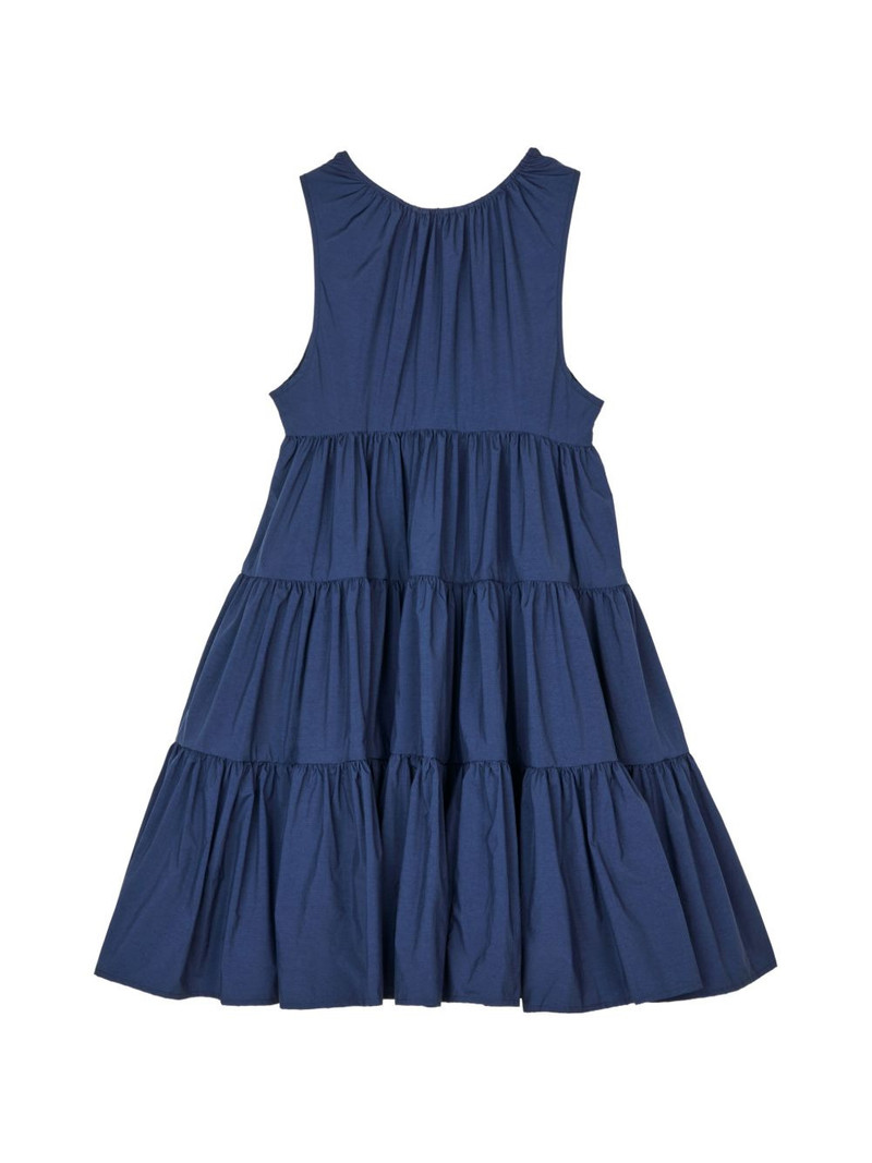 CECILIE BAHNSEN crinkled tiered dress outlook