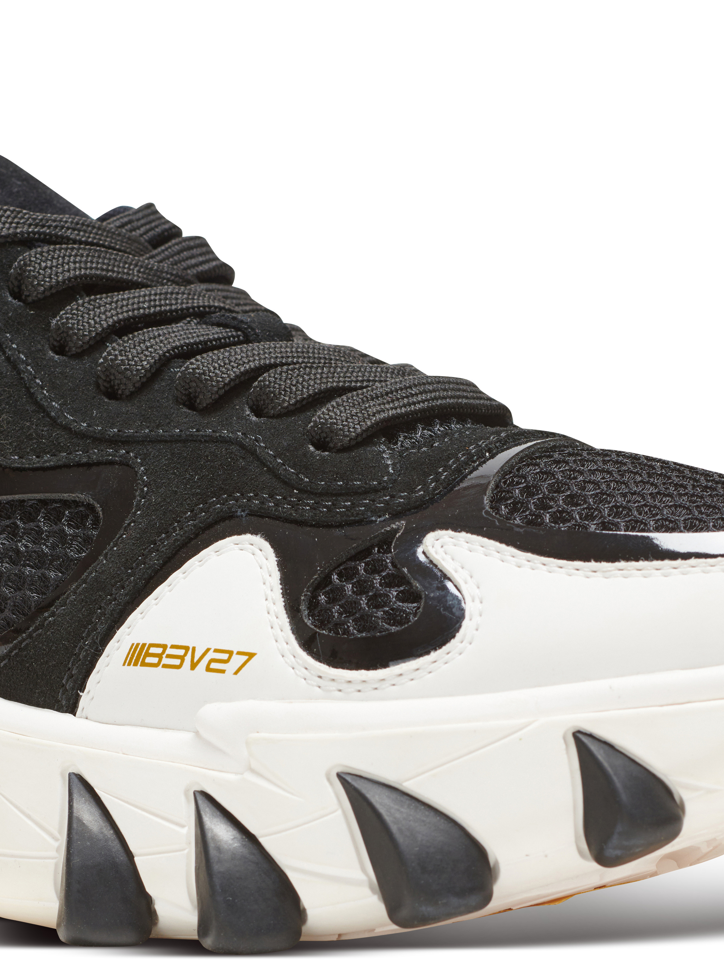 B-East trainer in leather, suede and mesh - 7