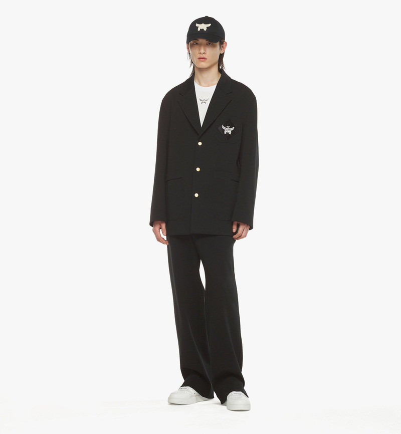 MCM Logo Patch Ponte Blazer outlook