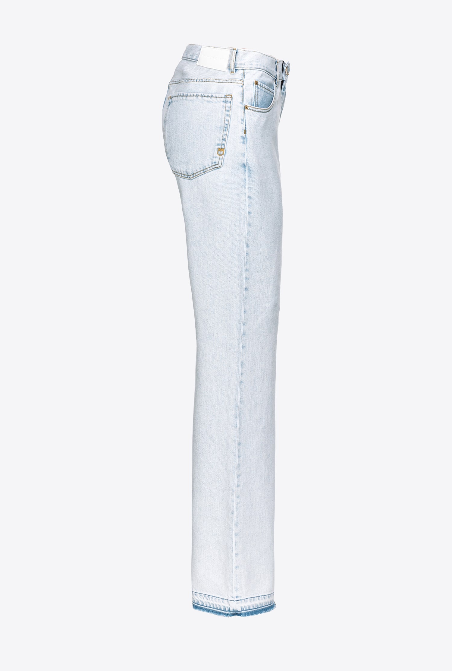 WIDE-LEG LIGHT DENIM JEANS - 6