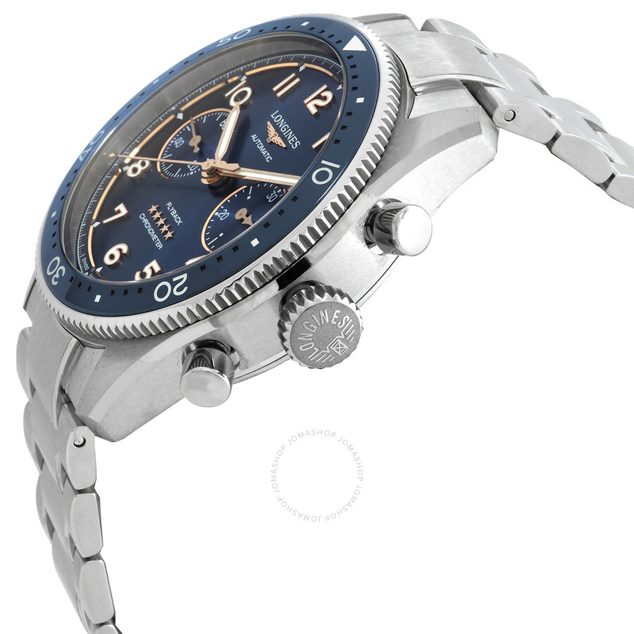 Longines Spirit Flyback Chronograph Automatic Blue Dial Men's Watch L3.821.4.93.6 - 2