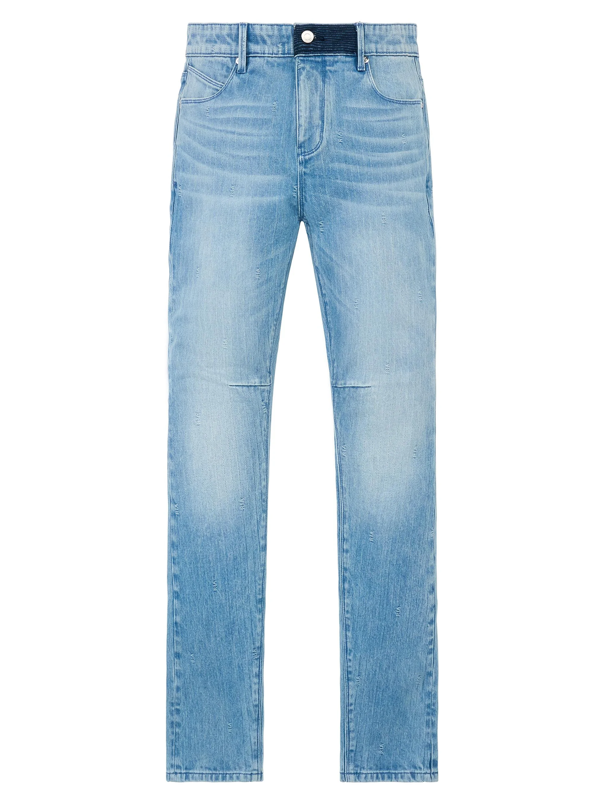 Men's Exodus D-Bryant Faded Skinny Jeans - Blue Pinstripe Rta - 1