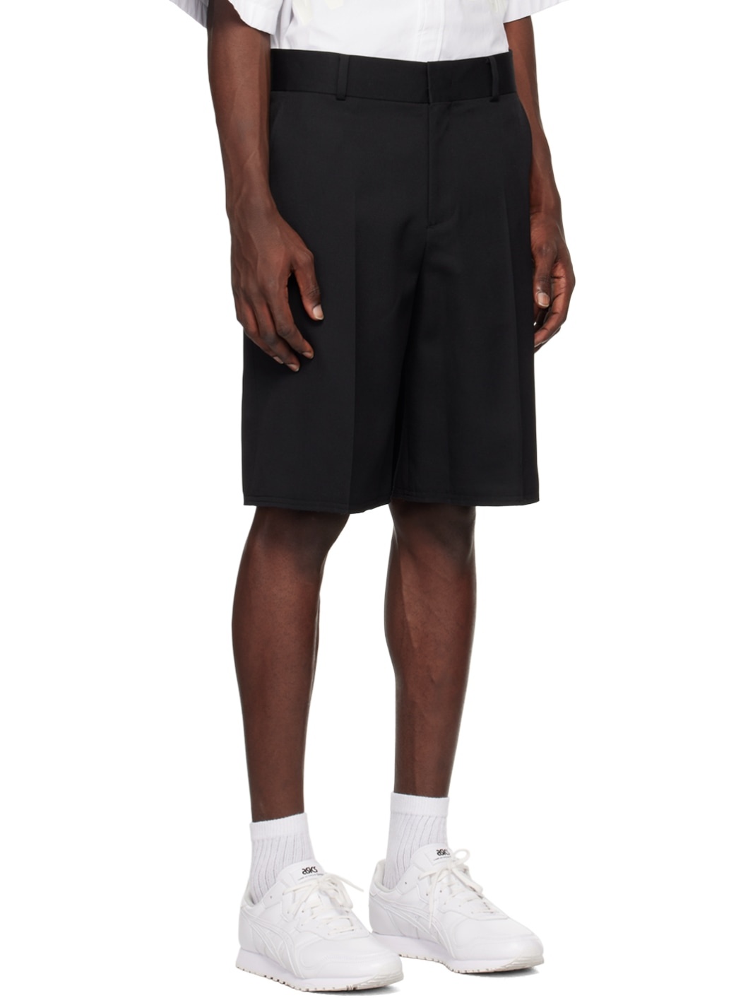 Black Low-Rise Shorts - 2