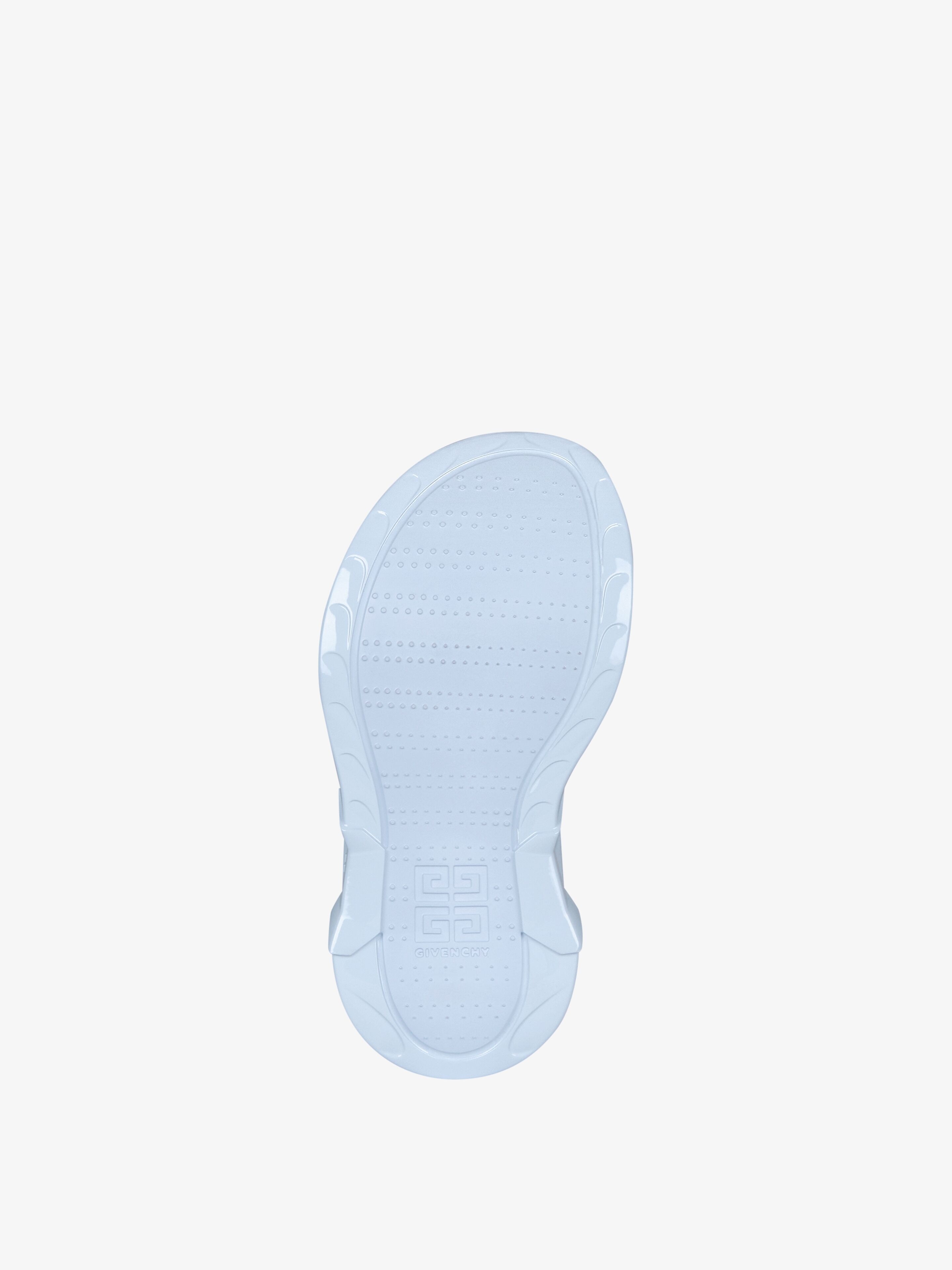 MARSHMALLOW WEDGE SANDALS IN RUBBER - 5