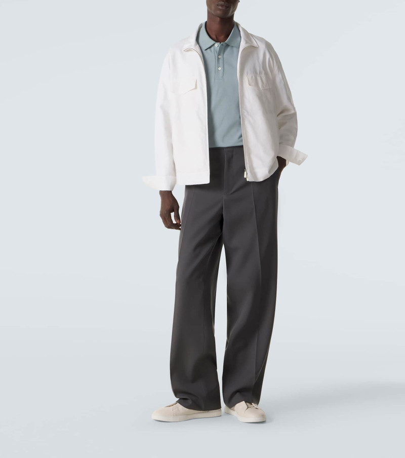 Canali Cotton piqué polo shirt outlook