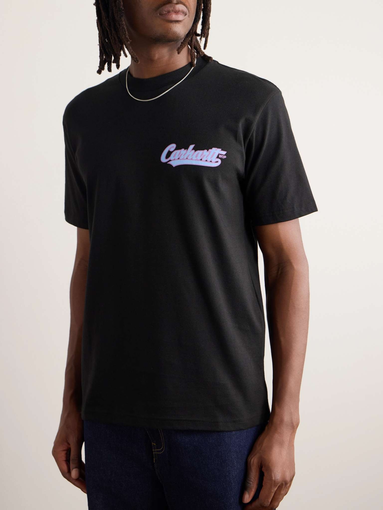 Spill Logo-Print Cotton-Jersey T-Shirt - 3