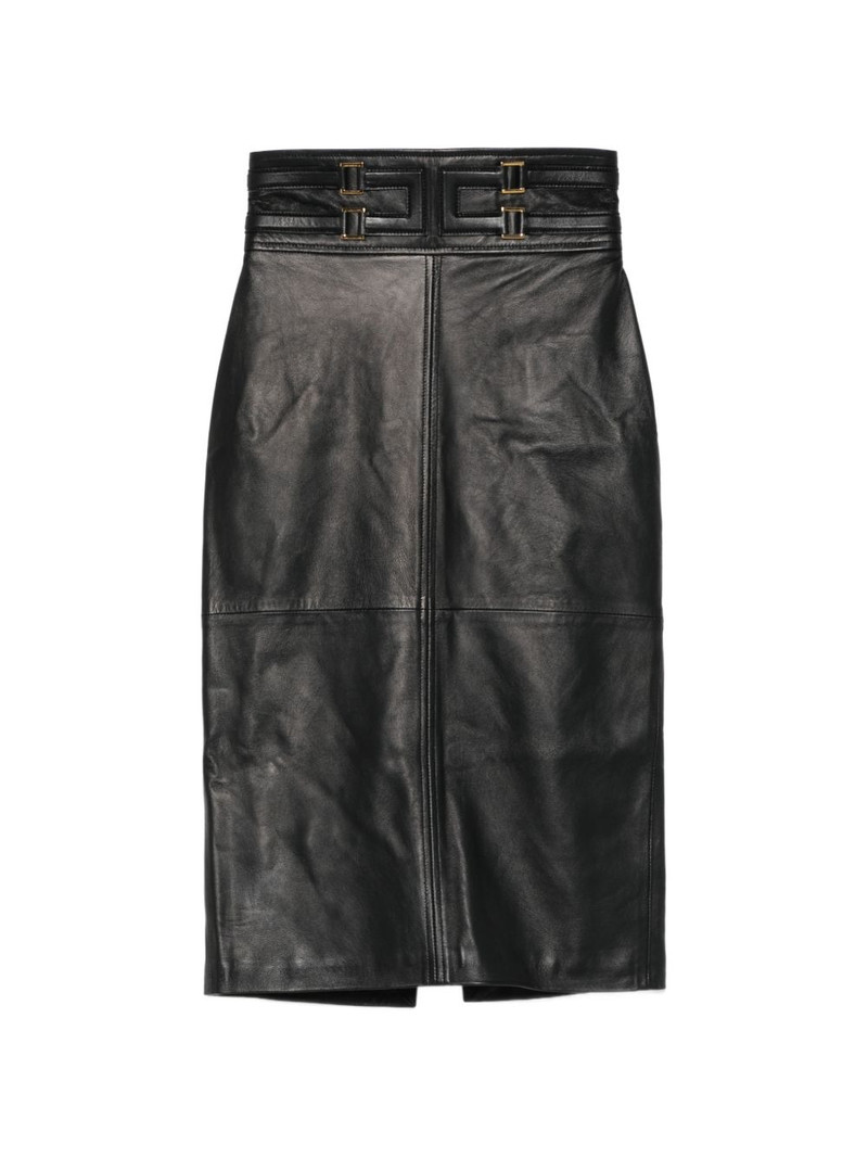 buckle-detail mini skirt 1