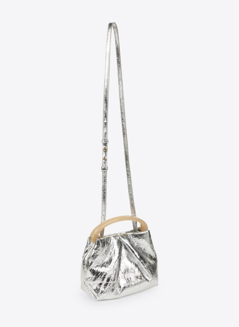 SMALL PLEATED LEATHER BAG 3