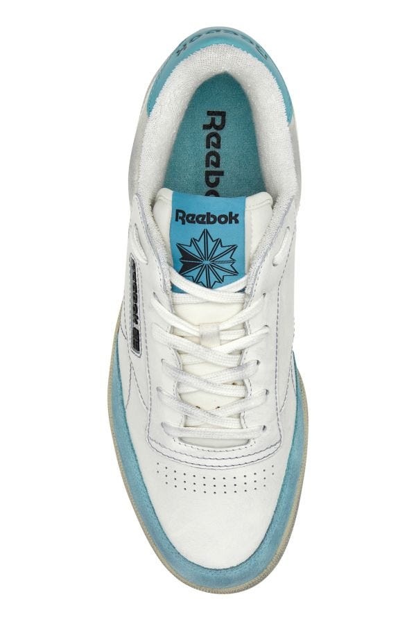 スニーカー Reebok Two-tone leather and suede Club C sneakers Reebok Two-tone leather and suede Club C sneakers