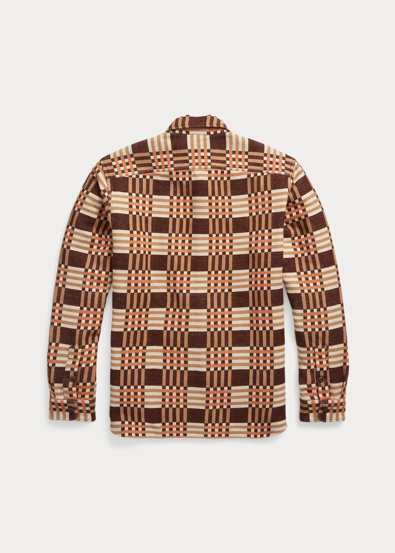 RRL by Ralph Lauren Plaid Jacquard Workshirt outlook