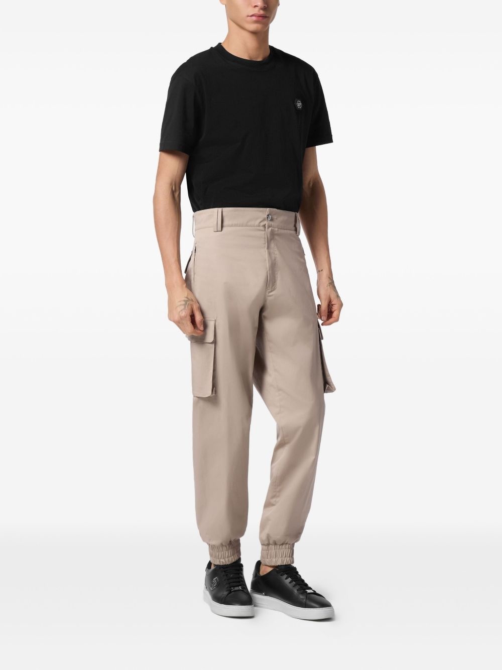 logo-plaque trousers - 2