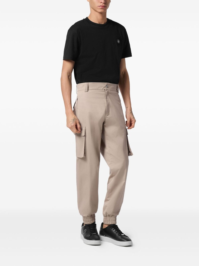 PHILIPP PLEIN logo-plaque trousers outlook