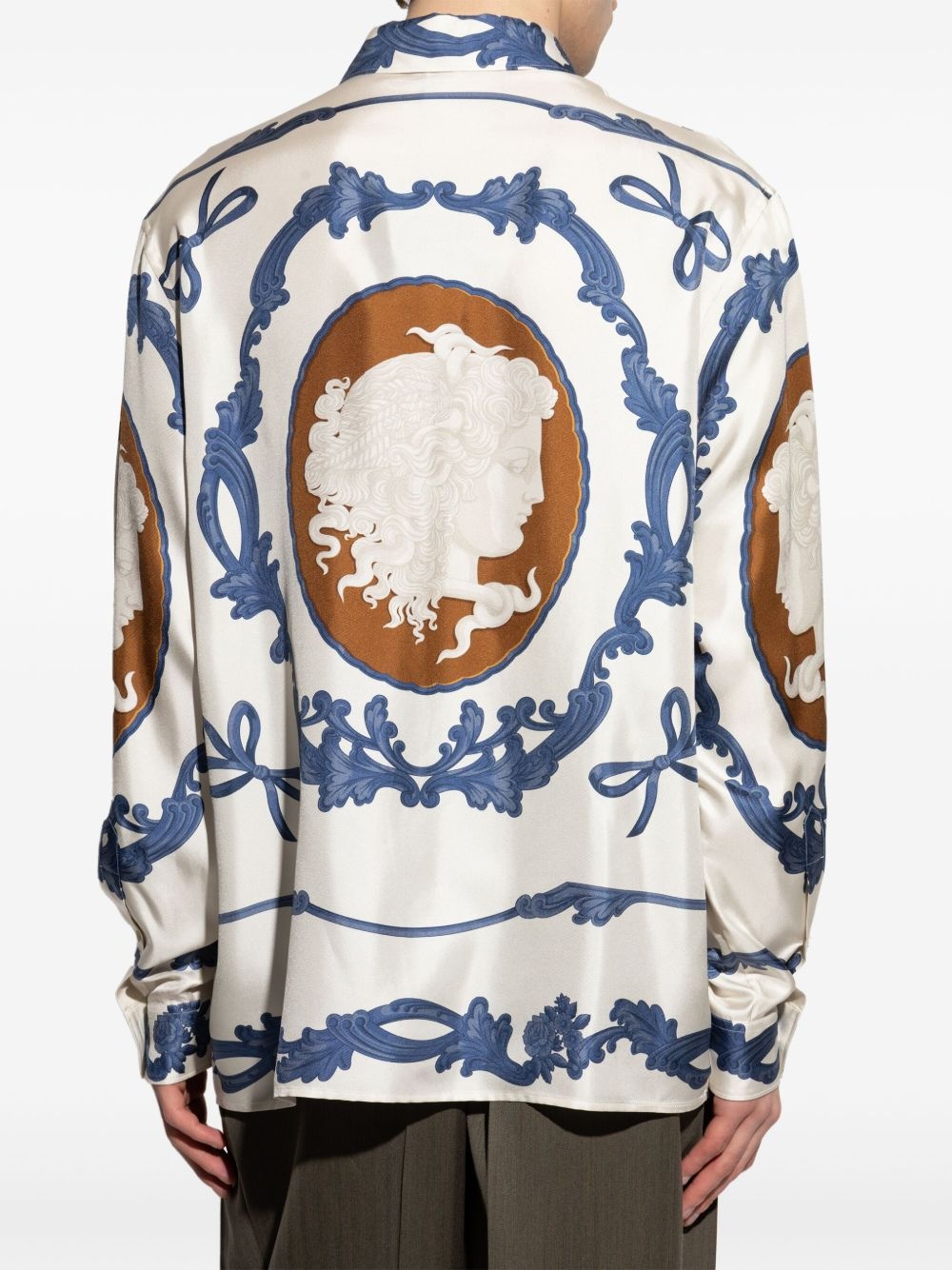 Medusa Cameo-print shirt - 4