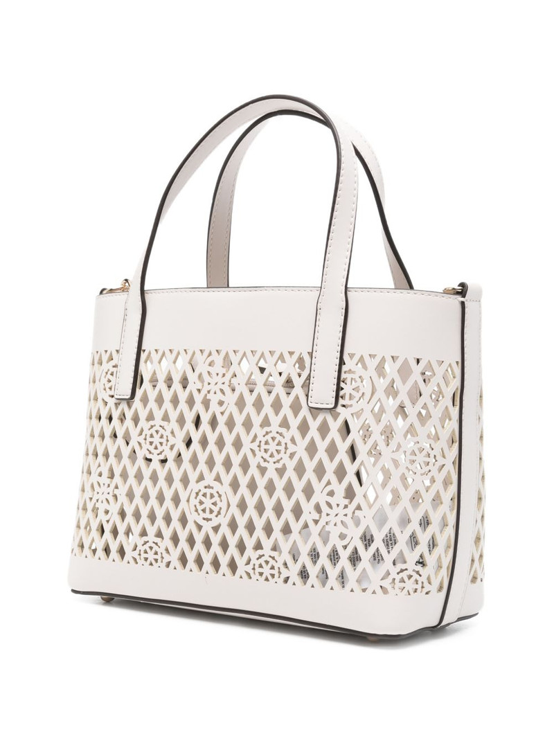GUESS USA mini Letty laser-cut tote bag outlook