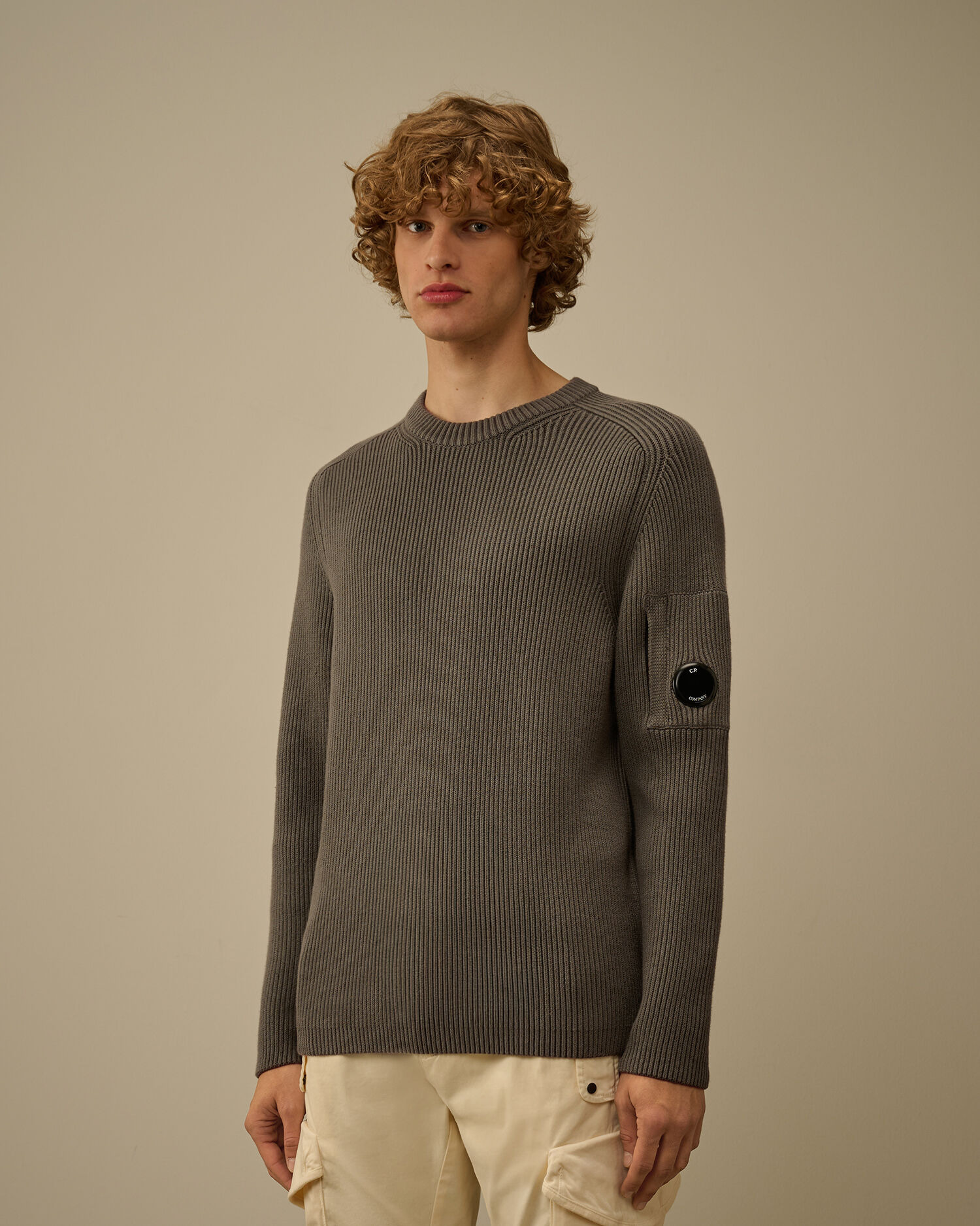 Full Rib Crewneck Lens Sweater - 3