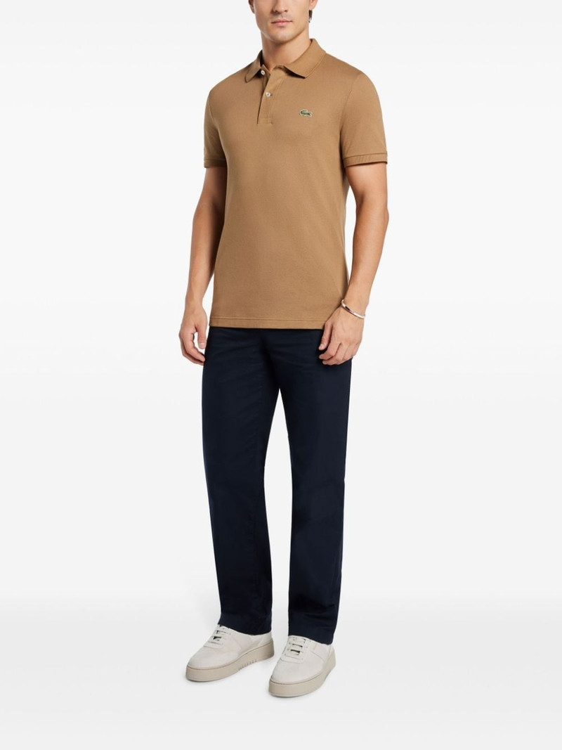 LACOSTE logo-patch polo shirt outlook