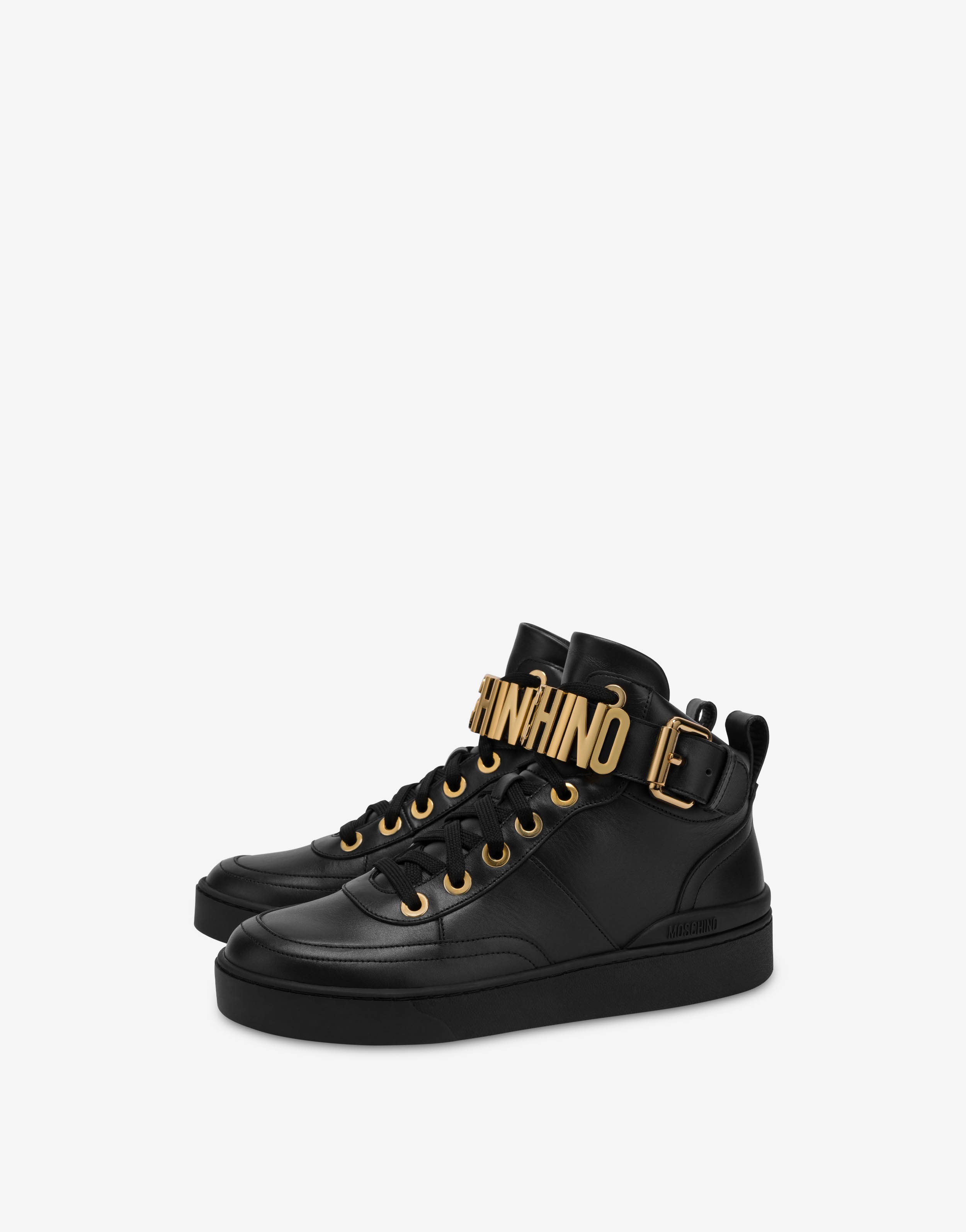 NAPPA LEATHER BASKET SNEAKERS - 1