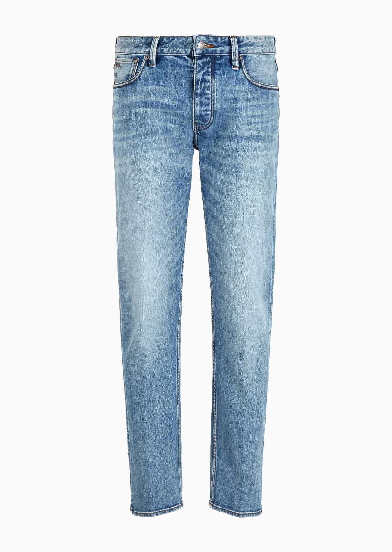 J75 Slim-fit faded denim jeans - 1