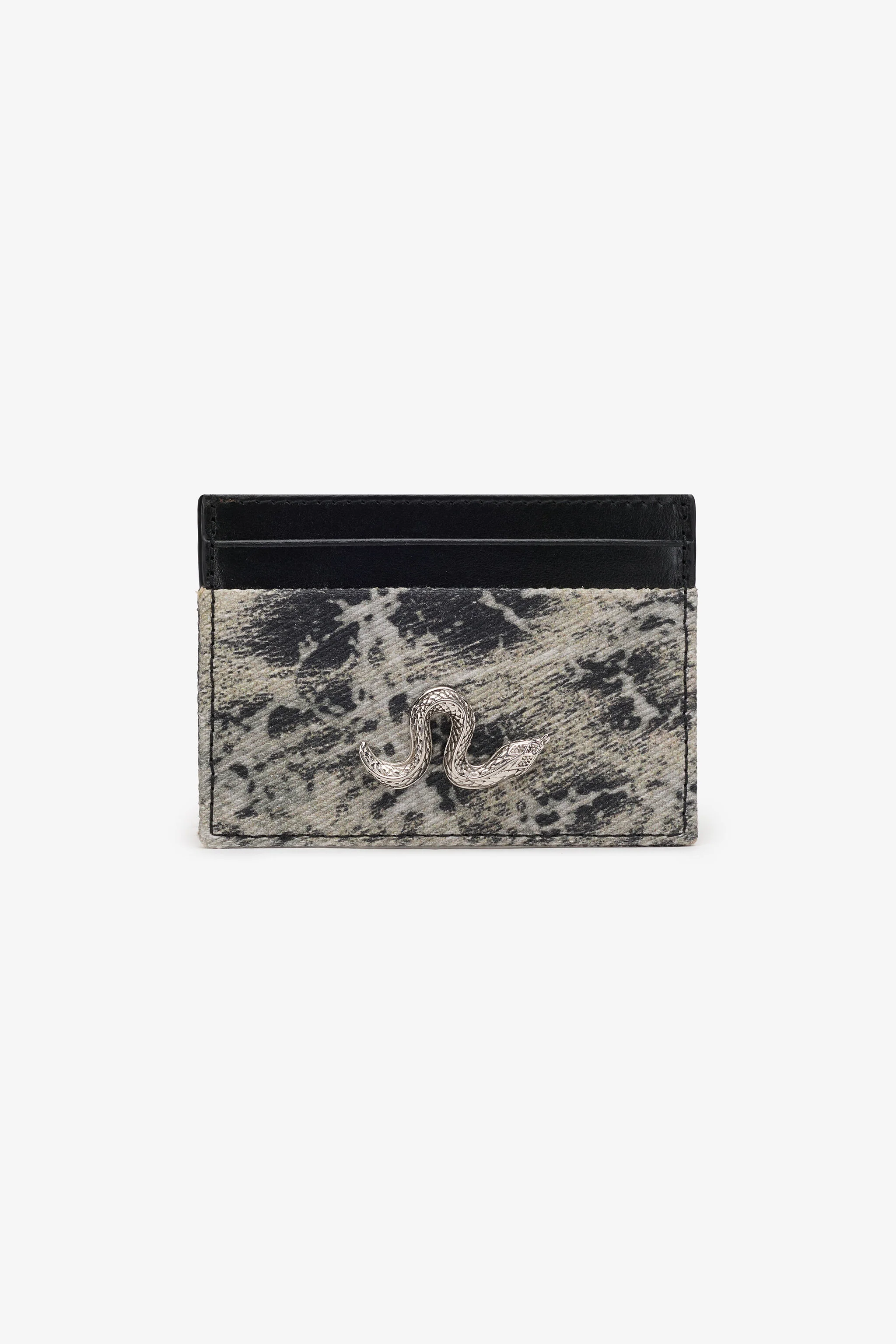 Card Holder with Jaguar Print - 1