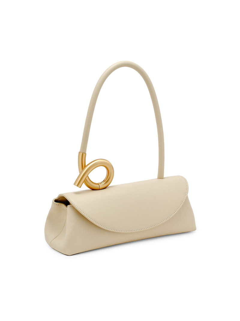 Women's Azariah Leather Shoulder Bag - Off White 3