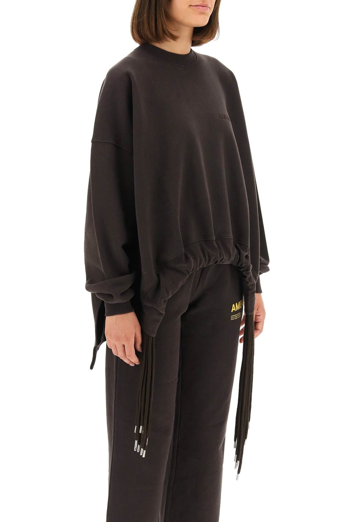 OVERSIZED SWEATSHIRT WITH MULTI DRAWSTRING - 3