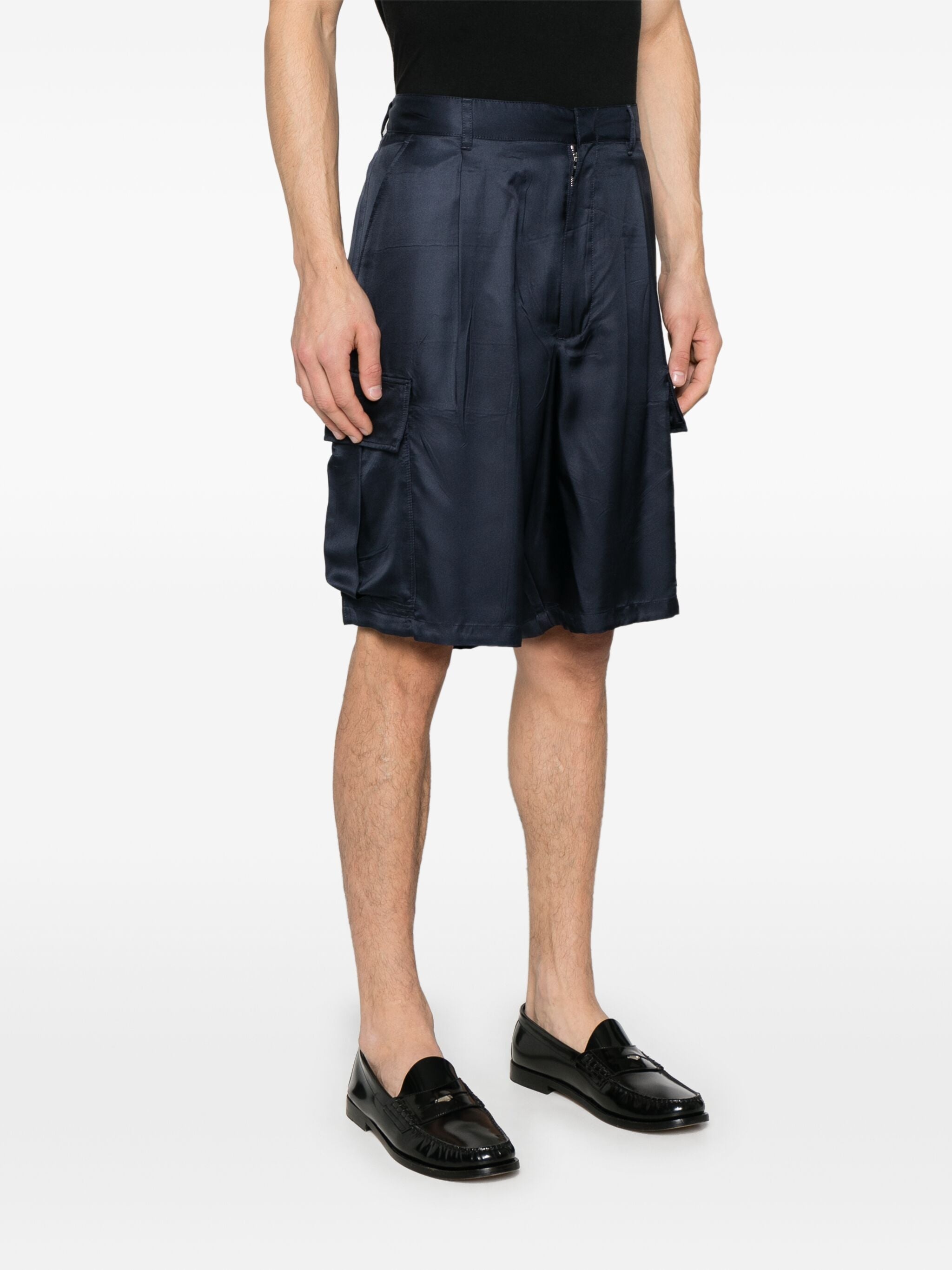 Silk Cargo Shorts - 5