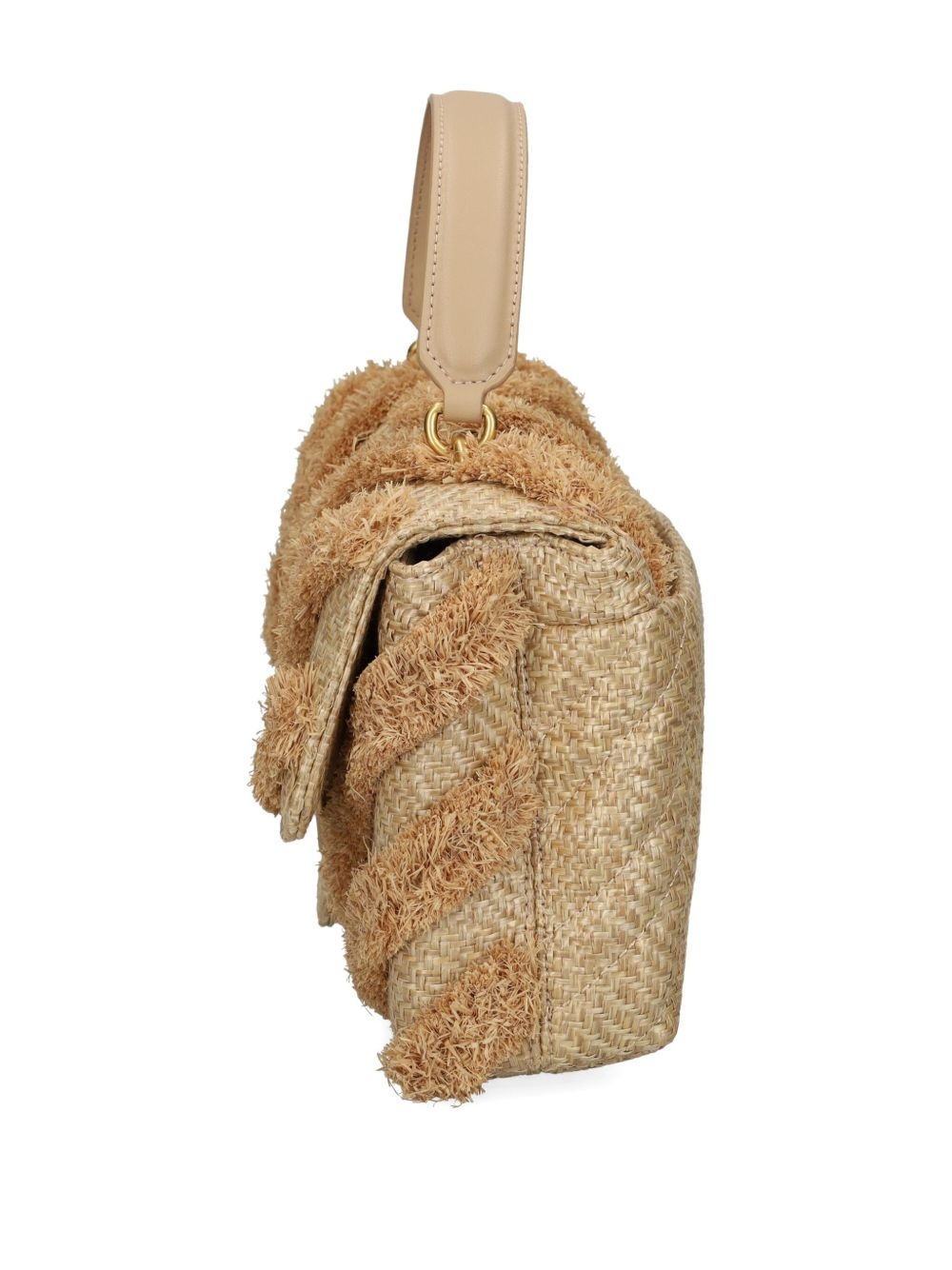 fringed chevron shoulder bag - 4