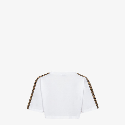 FENDI White jersey skirt outlook