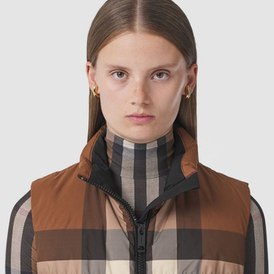 Burberry Check Puffer Gilet outlook