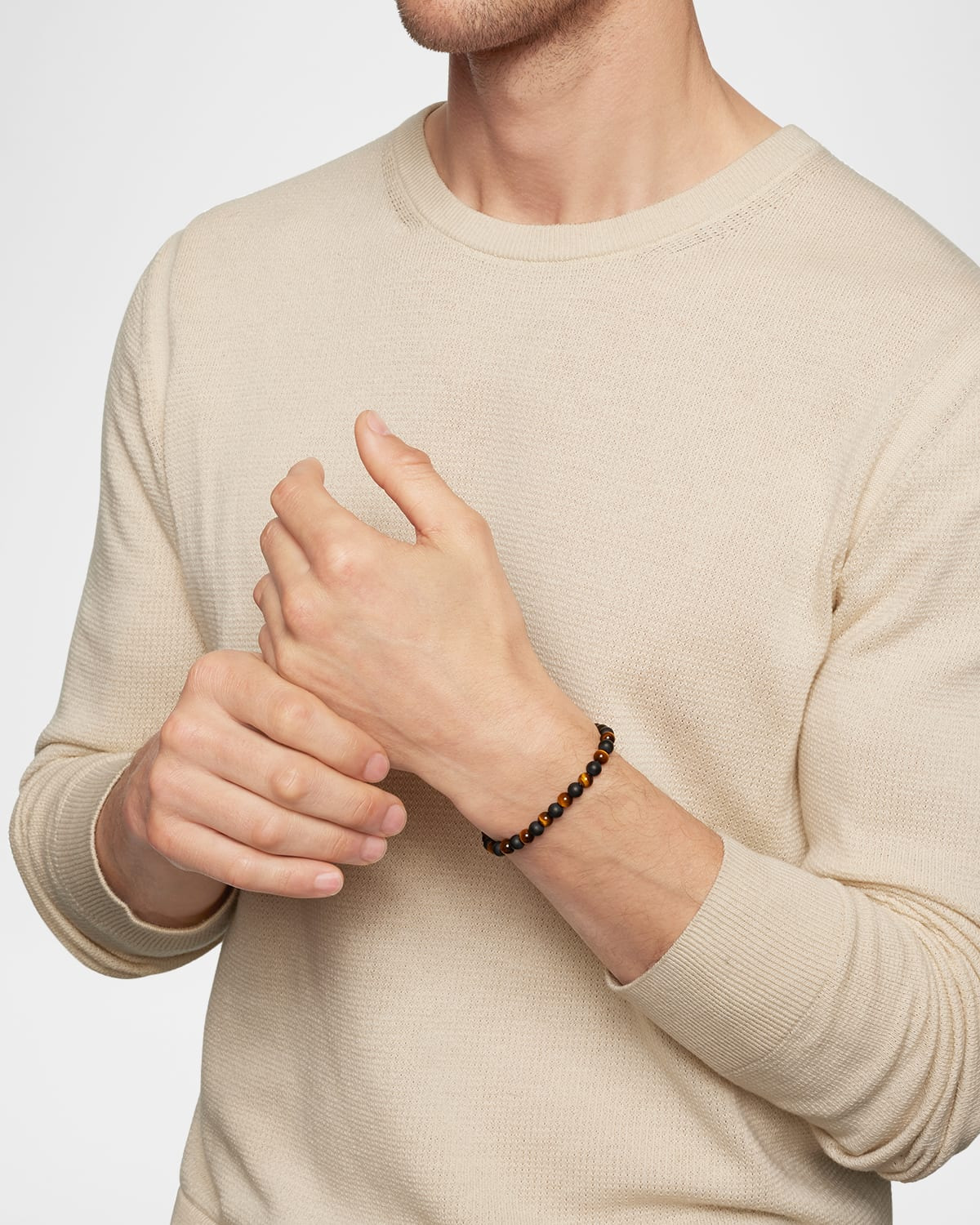 6mm Men's Spiritual Bead Bracelet - 2