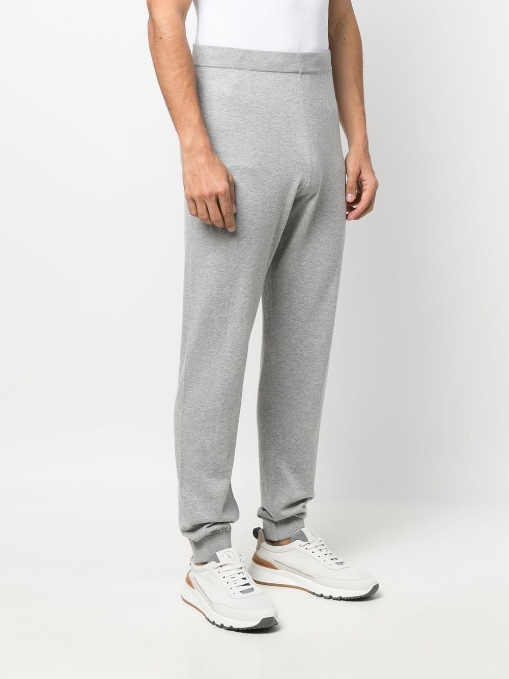 straight-leg knit trousers - 3