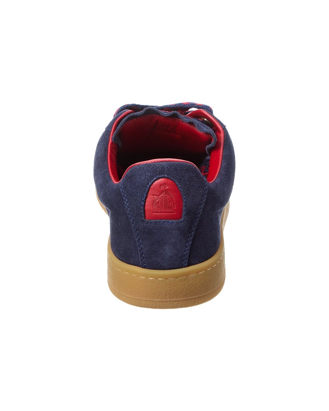 LANVIN Basses Curb Lite Suede Sneaker - 3