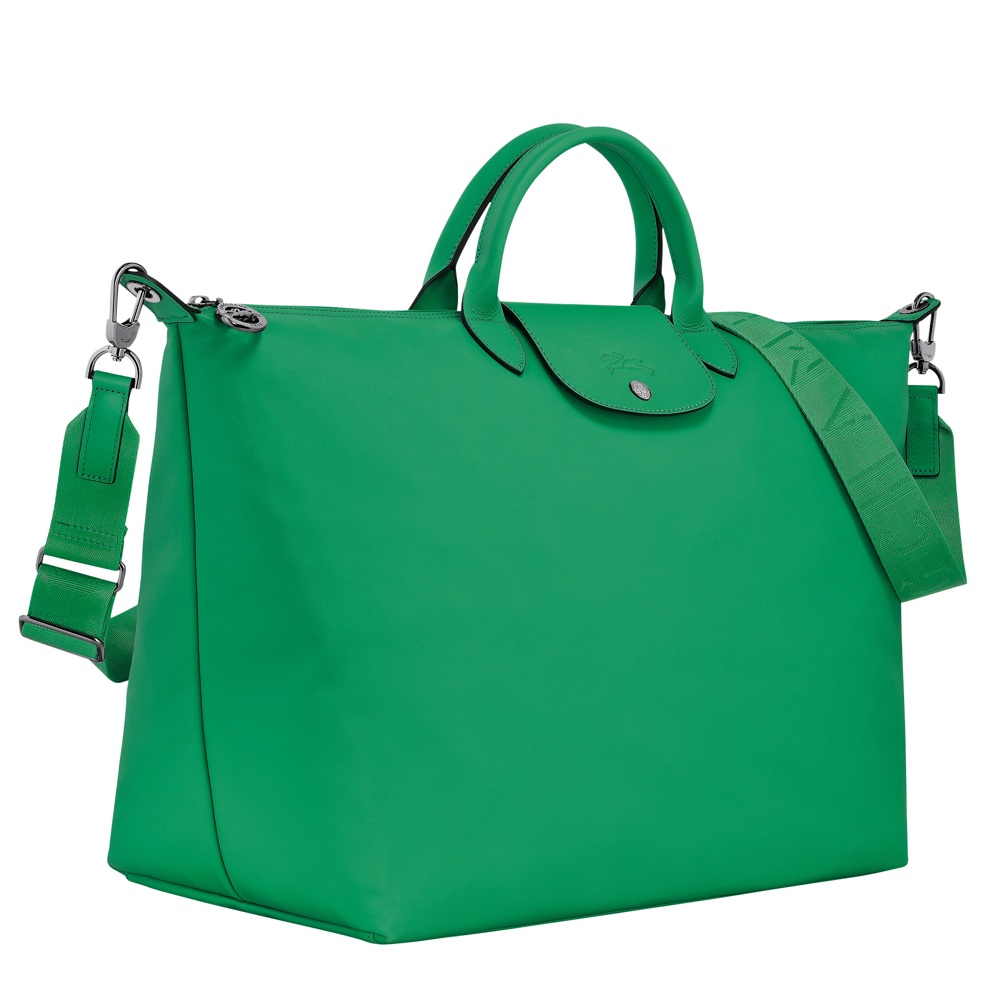 Le Pliage Xtra S Travel bag Green - Leather - 3