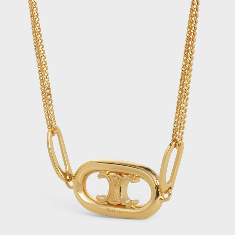 CELINE Triomphe Bracelet in Brass with Gold Finish outlook