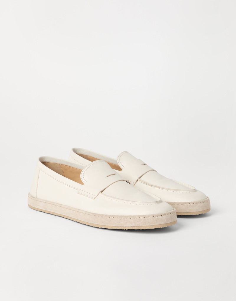 Soft calfskin loafer sneakers 1