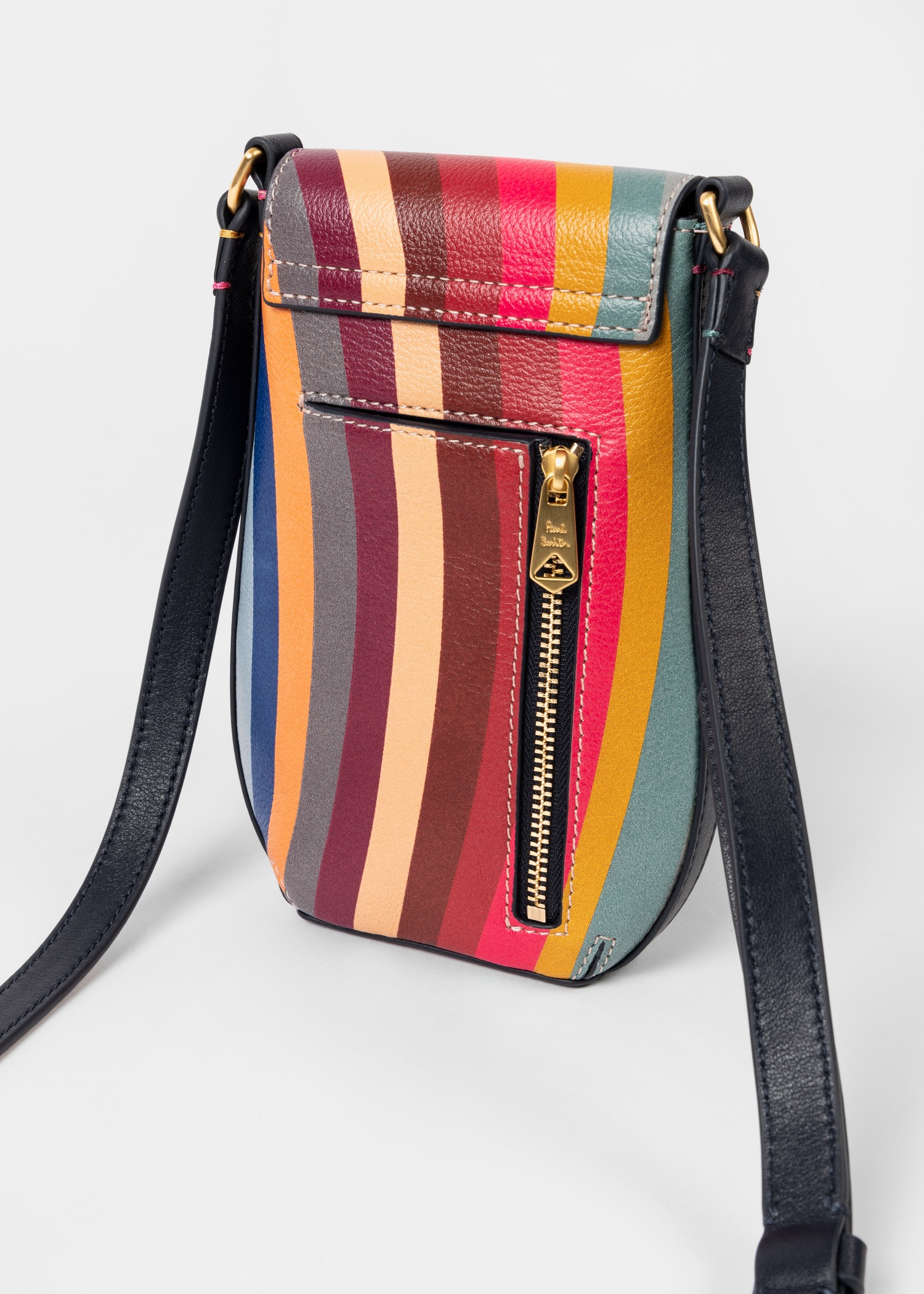 Women's Leather 'Swirl' Phone Pouch - 3
